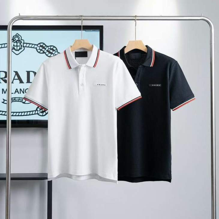 Picture of Prada Polo Shirts Short _SKUPradaM-2XL8qx26125863